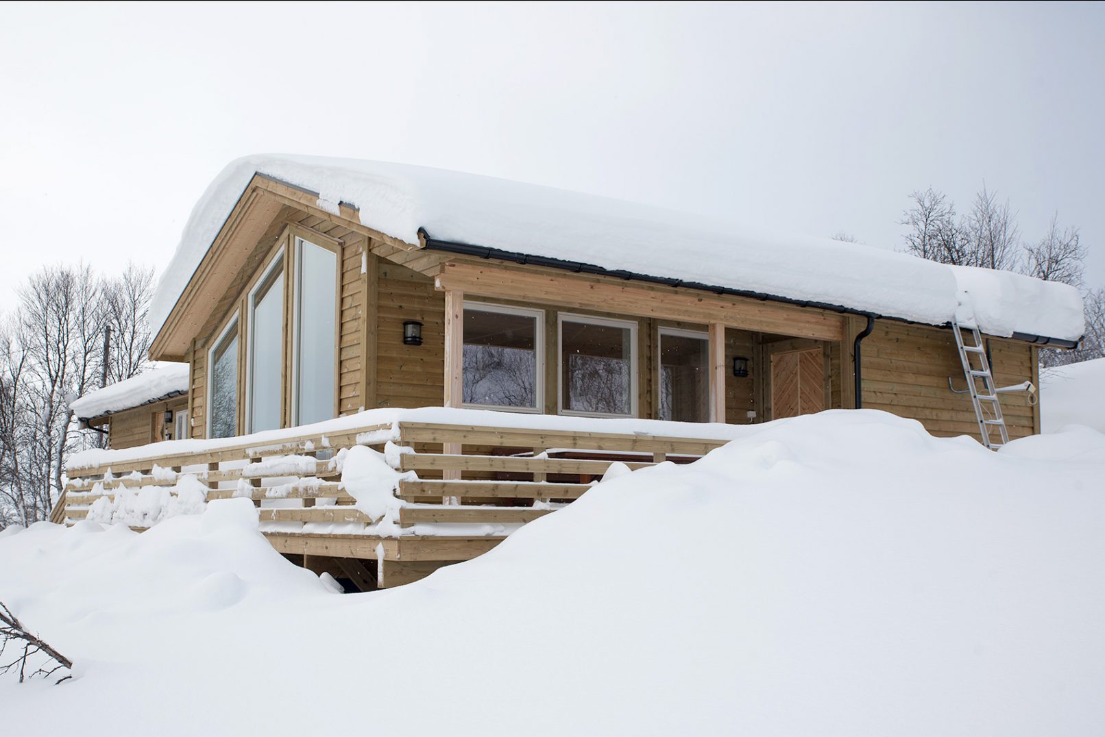Holbau Norwegen Hütte