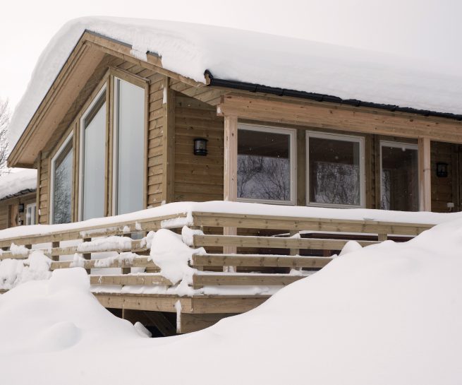 Holzbau Norwegen Hütte